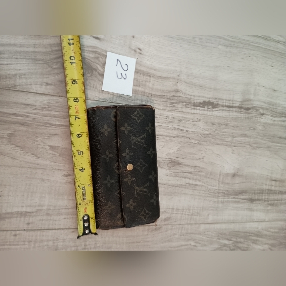 Louis Vuitton Porte Monnaie Monogram Pochette Credit Long Wallet - Picture 15 of 16